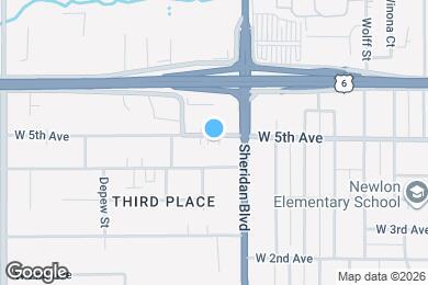 Map image of the property - 5220 W 5th Ave