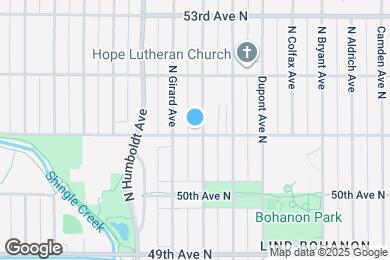Map image of the property - 5101 Fremont Ave N