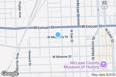 Map image of the property - 706 W Mulberry St