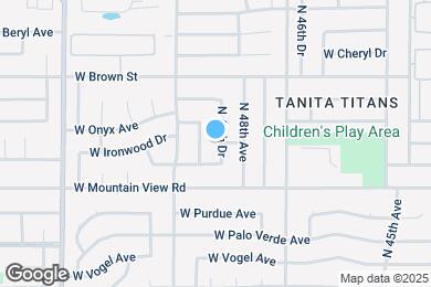 Map image of the property - 9838 N 48th Dr