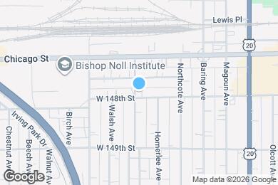 Map image of the property - 1212 W 148th St