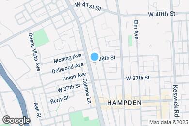 Map image of the property - 1101 W 38th St