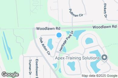 Map image of the property - 833 Oak Arbor Cir