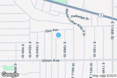 Map image of the property - 3415 E 106th St