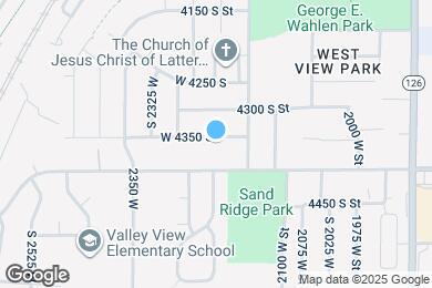 Map image of the property - 2225 W 4350 S