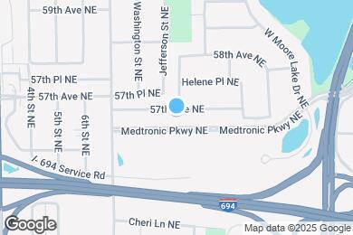 Map image of the property - 600 57th Ave NE