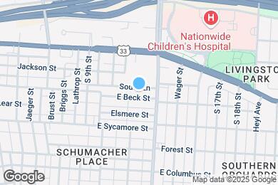 Map image of the property - 540 E Beck St