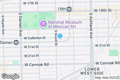 Map image of the property - 1749 W Cullerton St