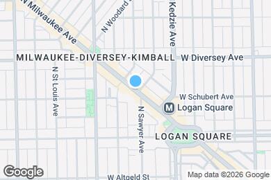 Map image of the property - 2715 N Milwaukee Ave