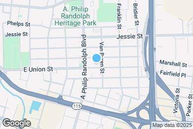 Map image of the property - 1039 E Union St