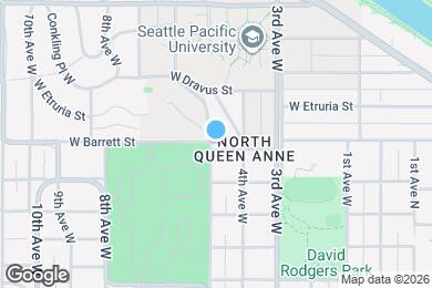 Map image of the property - 428 W Barrett St