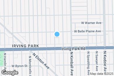 Map image of the property - 4037 N St Louis Ave