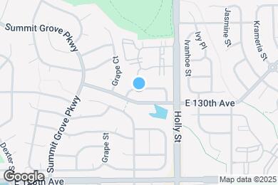 Map image of the property - 5530 E 130th Dr