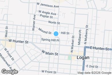 Map image of the property - 229 N Spring St
