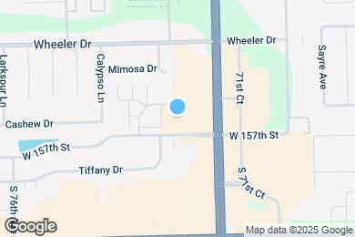 Map image of the property - 7250 W 157th St