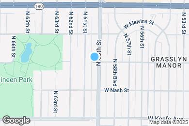 Map image of the property - 3781 N 60th St