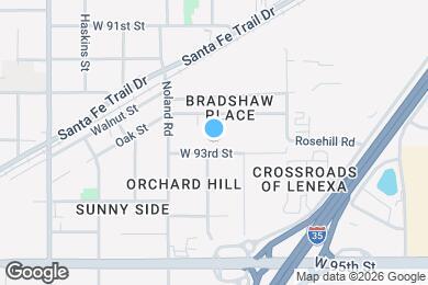 Map image of the property - 12908 W 93rd St