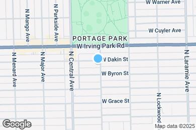 Map image of the property - 5501 W Dakin St