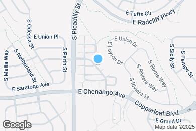 Map image of the property - 21777 E Layton Dr