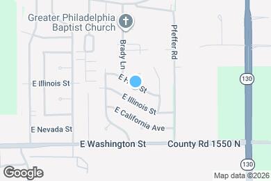 Map image of the property - 2707 E High St