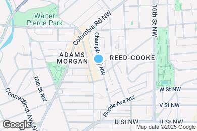 Map image of the property - 2328 Champlain St NW