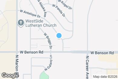 Map image of the property - 4405 W Antelope Dr