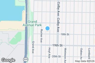 Map image of the property - 1726 Hoyt Ave