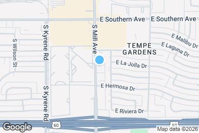 Map image of the property - 3807 S Mill Ave