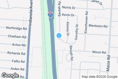 Map image of the property - 3733 Beulah Rd