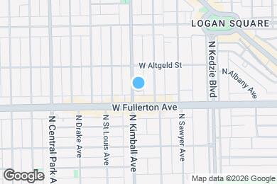 Map image of the property - 2419 N Kimball Ave