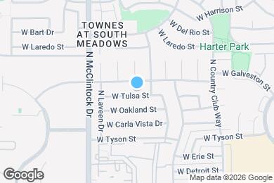 Map image of the property - 3624 W Tulsa St