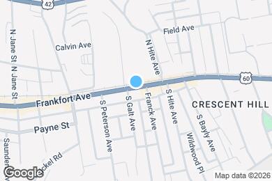 Map image of the property - 2608 Frankfort Ave