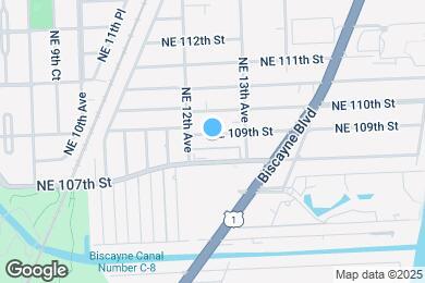 Map image of the property - 1236 NE 109th St