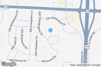 Map image of the property - 220 SW Chartwell Cir