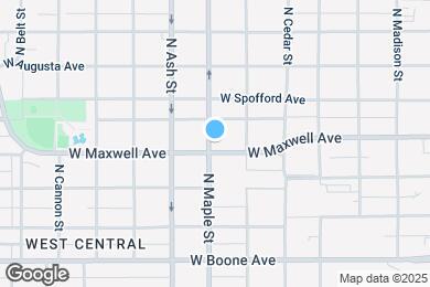 Map image of the property - 1528 W Maxwell Ave