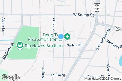 Map image of the property - 1672 S Alice St