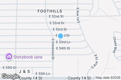 Map image of the property - 13790 E 53rd Ln