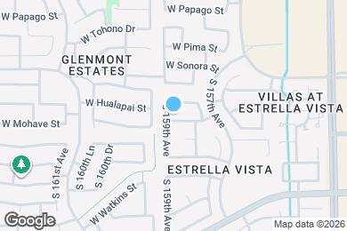 Map image of the property - 15874 W Mohave St