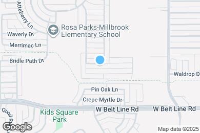 Map image of the property - 1922 Cross Oaks Dr