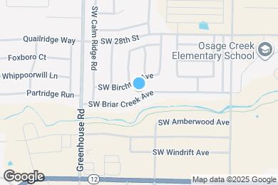 Map image of the property - 3400 SW Briar Creek Ave