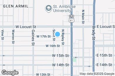 Map image of the property - 417 W 17th St