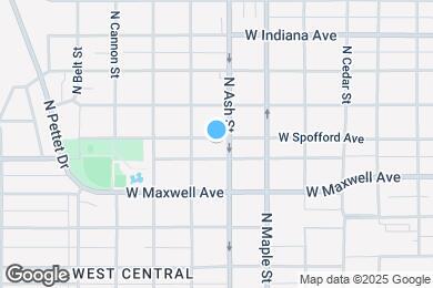 Map image of the property - 1709 W Spofford Ave
