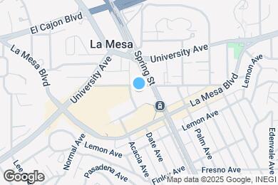 Map image of the property - 8181 Allison Apartments - La Mesa, CA
