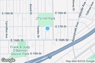 Map image of the property - 1643 Columbia Ave