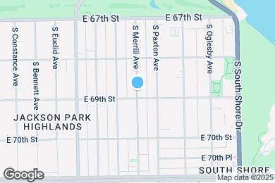 Map image of the property - 6856 S Merrill Ave