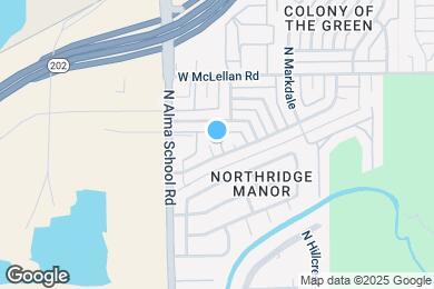Map image of the property - 1449 N Wycliff Cir