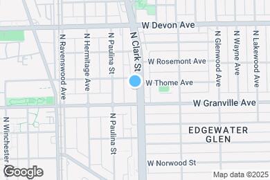 Map image of the property - 6200 N Clark St