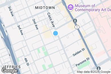 Map image of the property - 4221 Cass Ave