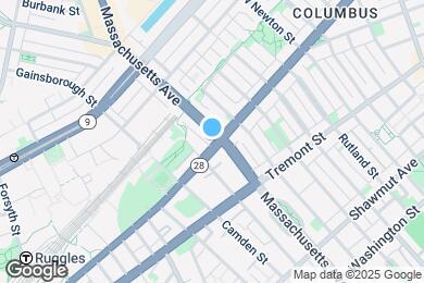 Map image of the property - 433 Massachusetts Ave
