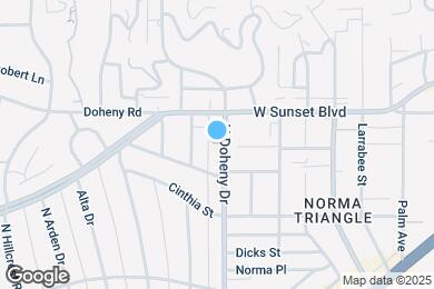 Map image of the property - 999 N Doheny Dr